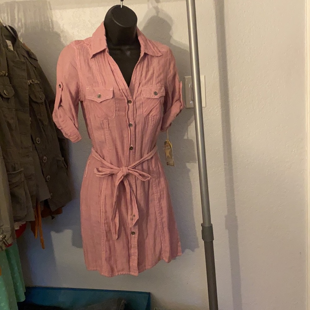 Converse red/white shirt/dress